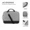 Borsa ventiquattrore Subblim Advance per laptop fino a 14" Grigia