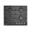 EAS Electric EMH463CGB Encimera de Gas 4 Zonas 60cm Cristal Negro