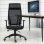 Vinsetto Silla de Oficina Ergonómica y Ajustable Negra