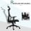 Vinsetto Silla de Oficina Ergonómica y Ajustable Negra