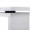 HomCom Mesa Esquinera Modulable 114x120x76cm Blanca