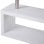 HomCom Mesa Esquinera Modulable 114x120x76cm Blanca