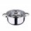 Bergner Set 3 Sartenes Aluminio Forjado + Batería de Cocina de Acero Inoxidable 7 Piezas
