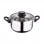 San Ignacio Batería de Cocina 3 Ollas + 3 Sartenes de Aluminio 16/20/24cm