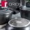 Bergner Orion Batería de Cocina de Aluminio Forjado 5 Piezas