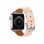 Nueboo Correa de Cuero Rosa Dorado para Apple Watch 42/44mm