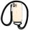 Cool Funda con Cordón Negro para iPhone 12 Pro Max