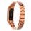 Cooles roségoldenes Stahlarmband für Xiaomi Mi Band 5 / 6 / 7 / Amazfit Band 5