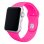 Cool Correa Goma Fucsia para Apple Watch Watch 42/44 mm Series 1/2/3/4/5/6/SE
