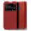 Cool Funda Flip Cover Liso Rojo para Xiaomi Redmi 9C