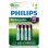 Philips Rechargeables Batteria R03B4A70/10