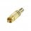 Goobay Connecteur RCA Mâle Métal Or/Noir