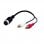 Goobay Cable de Audio DIN 5pin Hembra a 2x RCA Macho 20cm Negro