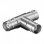 Goobay Adaptador en T 1 BNC Hembra a 2 BNC Hembra Gris