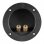 Goobay Conjunto de 2 Bornes Dorados para Altavoz Redondo Negro