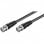 Goobay BNC auf RG58 Kabel Stecker/Stecker 50cm Schwarz