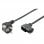 Goobay Cable de Alimentacion para CPU Acodado CEE7/C13 3m Negro