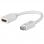 Cavo adattatore Goobay Mini DVI a HDMI 10 cm bianco