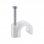 Goobay Set 100 Grapillon para Cable Redondo 4mm Blanco
