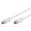 Câble d'antenne coaxial Goobay 20 m blanc