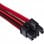 Corsair Premium Kit de Inicio Cables PSU Tipo 4 Gen 4 Rojo/Negro