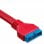 Corsair Kit de Extensión del Panel Frontal Delantero 30cm Rojo