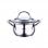 Bergner Gourmet Cacerola con Tapa 1.7L 16x9.5cm Acero Inoxidable