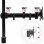 Duronic DM251X3 Soporte para Monitor 13"/27" VESA 100x100 Máx 8Kg