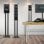 Duronic SPS1022/80 Soporte Universal para Altavoces 80cm Negro