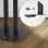 Duronic SPS1022/80 Soporte Universal para Altavoces 80cm Negro