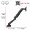 Duronic DMDC5X1 Soporte para Monitor 13"/24" VESA 100x100 Máx 6.5Kg