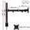 Duronic DM151X3 Soporte de Monitor 13"/27" VESA 100x100 8Kg