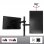 Duronic DM151X3 Soporte de Monitor 13"/27" VESA 100x100 8Kg