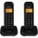 Alcatel E155 Duo Pack 2 Teléfonos Inalámbricos DECT Negros