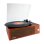 Tocadiscos Lauson XN092 5W RMS Bluetooth Riemenaandrijving Vinyl Aux Notenhout