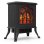Newlux Classic Flame Chimenea Eléctrica 1500W Negro
