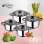 San Ignacio Dina Bateria de Cocina 4 Ollas 16/18/20/24cm
