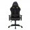 Chaise de jeu de la série Newskill Kitsune Zephyr finie en tissu noir/vert
