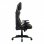 Chaise de jeu de la série Newskill Kitsune Zephyr finie en tissu noir/vert