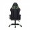 Chaise de jeu de la série Newskill Kitsune Zephyr finie en tissu noir/vert