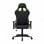 Chaise de jeu de la série Newskill Kitsune Zephyr finie en tissu noir/vert