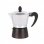 San Ignacio Cafetera Italiana de Aluminio 1 Taza Plata/Negro