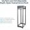 StarTech.com 4POSTRACK42 Rack 42U Freistehendes Gestell Schwarz
