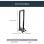 StarTech.com Rack de serveur 42U en acier robuste - Bâti rack à 2 montants avec roulettes