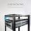 StarTech.com Etagère profonde fixe pour rack de serveur ajustable