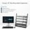 StarTech.com RK12OD Rack 12U Freistehendes Gestell Schwarz