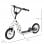 HomCom Patinete con Ruedas Grandes Blanco