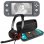 Nintendo Switch Lite Cinzenta + Set Transporte Cinzento + Headset