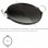 Garcima Plancha Asar Redonda de Hierro Fundido Esmaltada 52cm