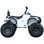 HomCom Quad Eléctrico Infantil Blanco